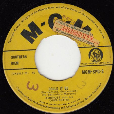 AMBROSE and his Orchestra