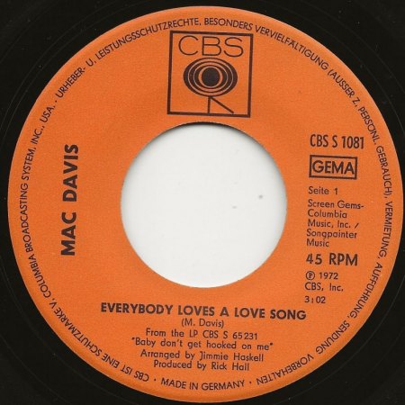 MAC DAVIS (1942 - 2020)