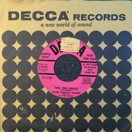 SISTER ROSETTA THARPE