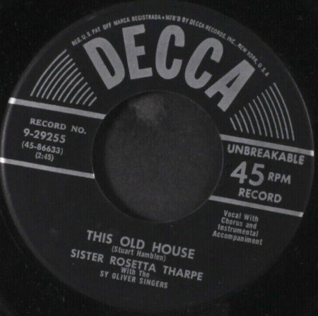 SISTER ROSETTA THARPE