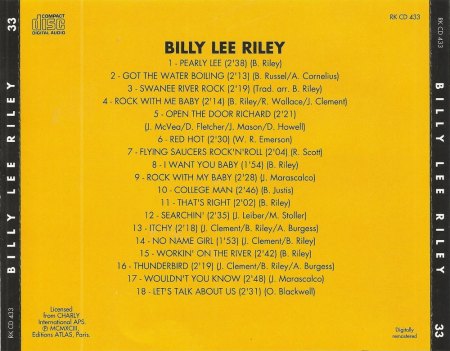 BILLY LEE RILEY