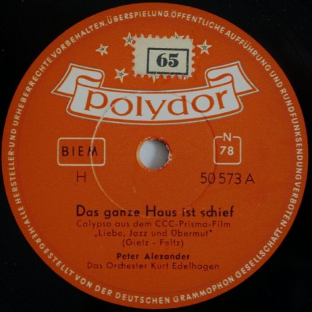 POLYDOR - Die letzten Schellacks 1957