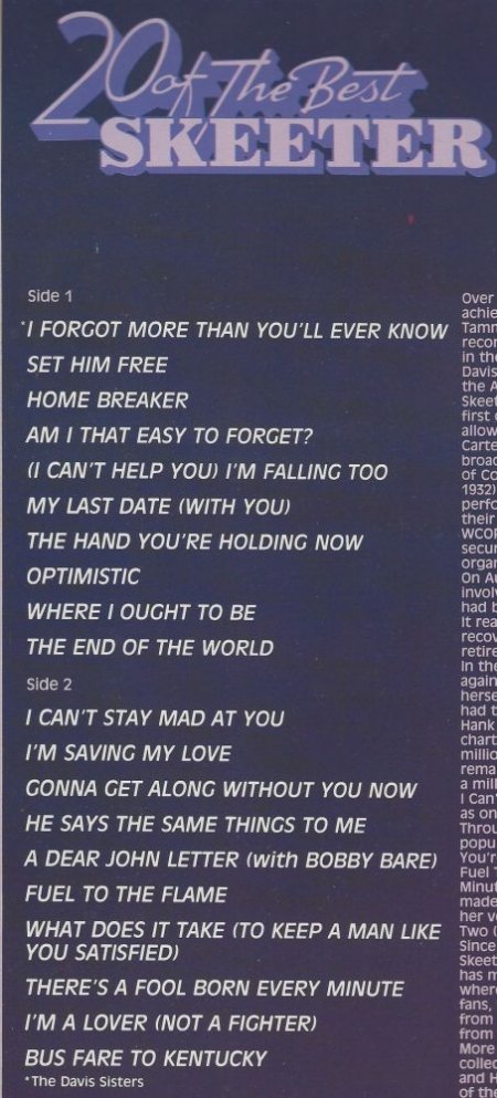 SKEETER DAVIS