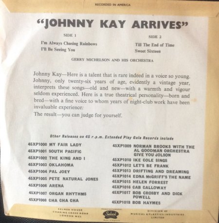 JOHNNY KAY