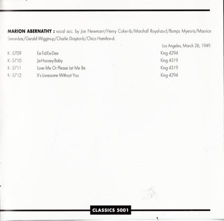 MARION ABERNATHY - RnB-Woman