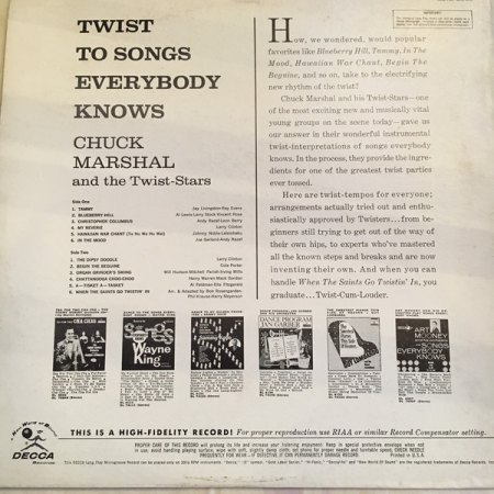 CHUCK MARSHAL & The Twist-Stars