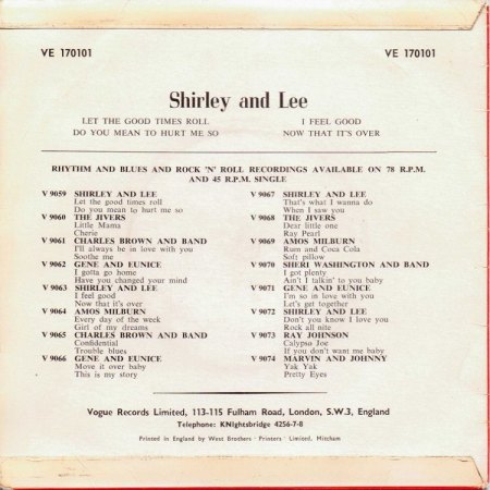 SHIRLEY & LEE