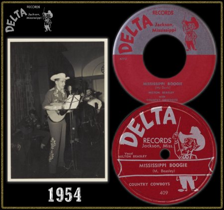 MILTON BEASLEY WITH COUNTRY COWBOYS - MISSISSIPPI BOOGIE