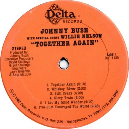 JOHNNY BUSH WITH BILL FREEMAN & HIS TEXAS PLAINSMEN