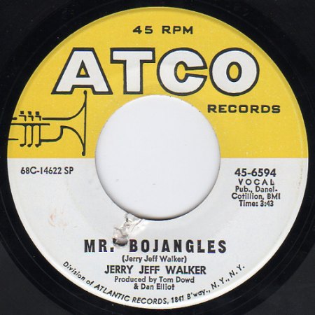 Jerry Jeff Walker "Mr. Bojangles"  (1942 - 2020)