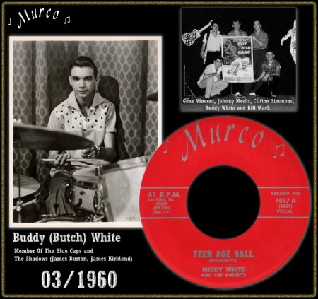 BUDDY WHITE & THE SHADOWS - TEEN AGE BALL