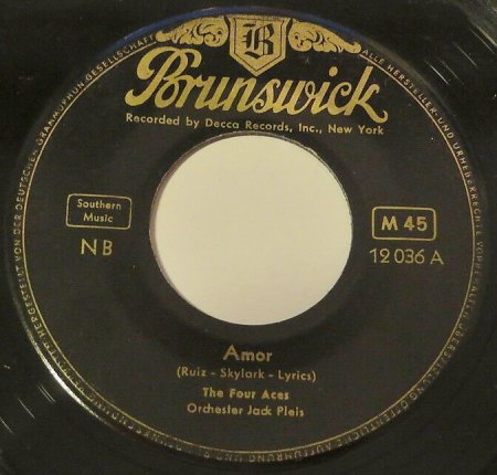 The Four Aces -Bio/ Brunswick
