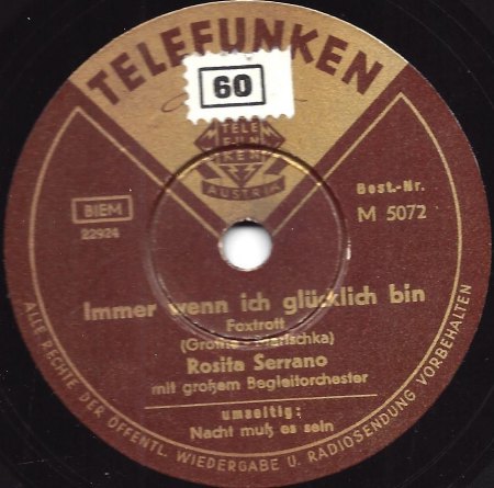 ROSITA SERRANO, die chilenische Nachtigall