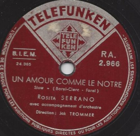 ROSITA SERRANO, die chilenische Nachtigall