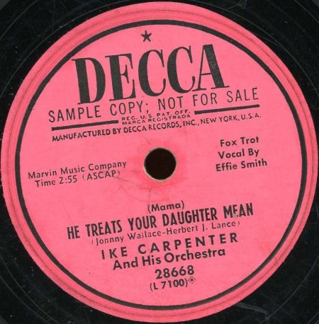 IKE CARPENTER (Orchester)