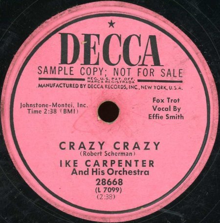 IKE CARPENTER (Orchester)