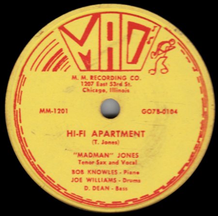 TOMMY 'MADMAN' JONES