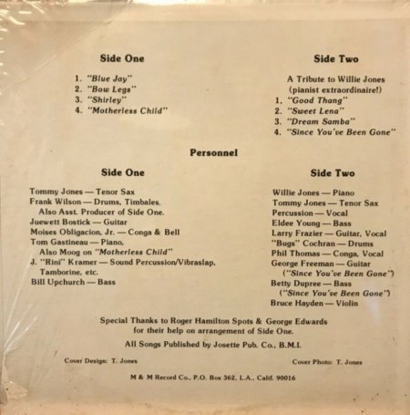 TOMMY 'MADMAN' JONES