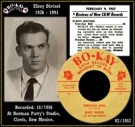 ELROY DIETZEL & THE RHYTHM BANDITS - TEENAGE BALL
