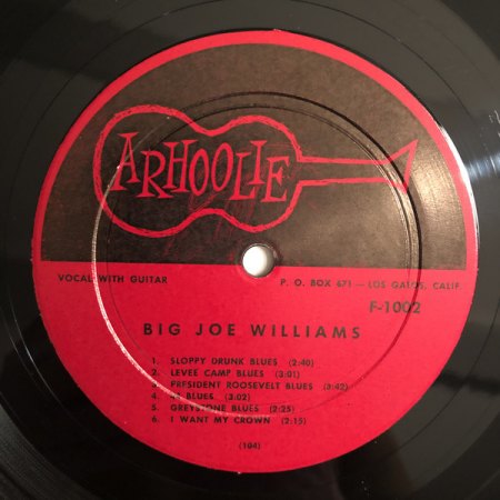 BIG JOE WILLIAMS