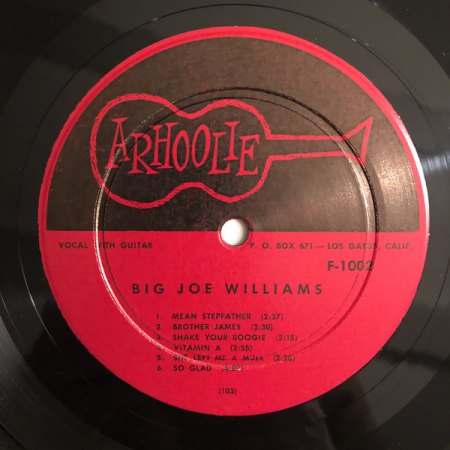 BIG JOE WILLIAMS