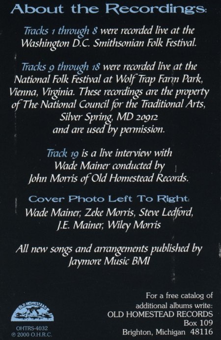 WADE MAINER & ZEKE MORRIS