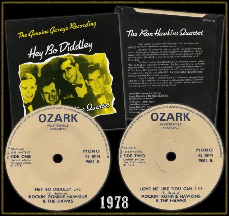RONNIE HAWKINS & THE HAWKS OZARK 9001