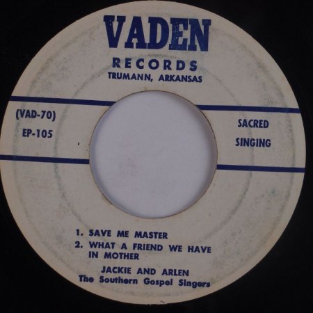 JACKIE AND ARLEN VADEN