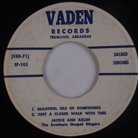 JACKIE AND ARLEN VADEN