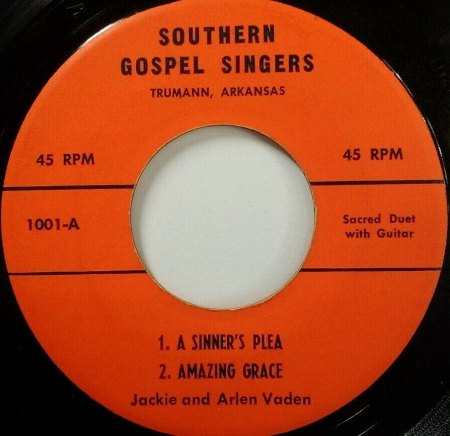 JACKIE AND ARLEN VADEN