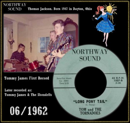 TOM & THE TORNADOES (TOMMY JAMES) - LONG PONY TAIL
