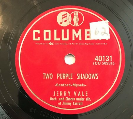 JERRY VALE