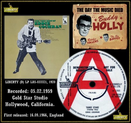 EDDIE COCHRAN - THREE STARS