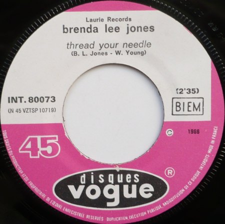 BRENDA LEE JONES (BRENDA LEE)