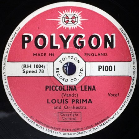 POLYGON - britisches Label, ausschließlich für 78er