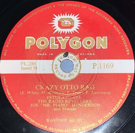 POLYGON - britisches Label, ausschließlich für 78er