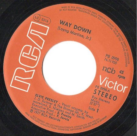 Elvis - Way Down