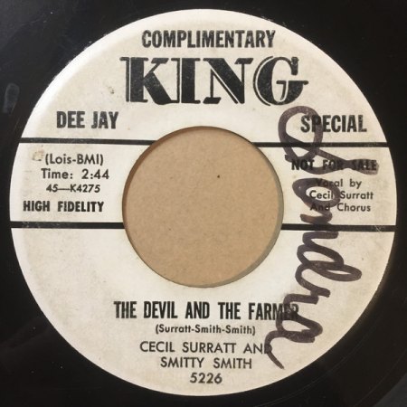 CECIL SURRATT & SMITTY SMITH