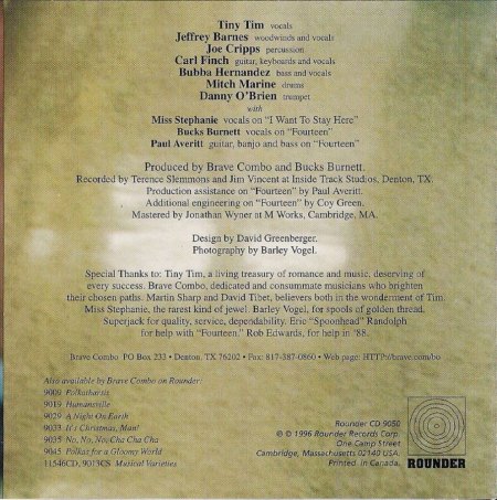 TINY TIM  (der mit den Tulpen)