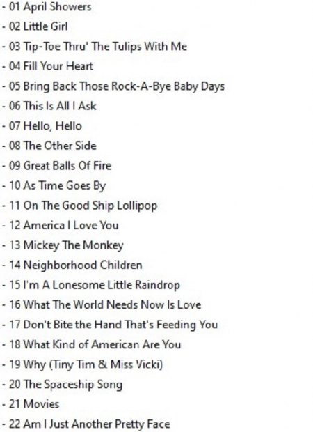 TINY TIM  (der mit den Tulpen)