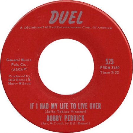 BOBBY PEDRICK JR.
