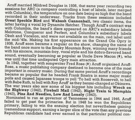 ROY ACUFF