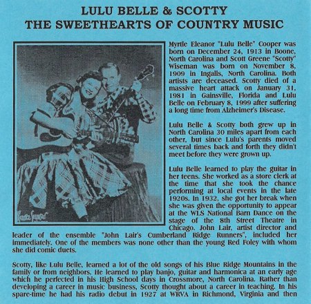 LULU BELLE AND SCOTTY