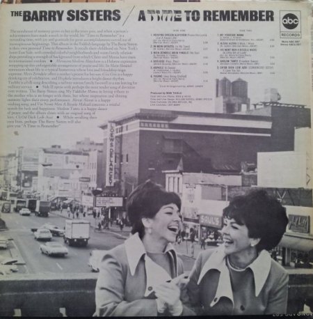 BARRY SISTERS - Never on sunday