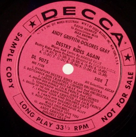 ANDY GRIFFITH (Matlock !)