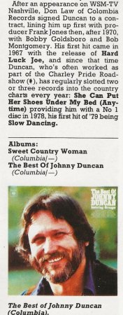 JOHNNY DUNCAN aus Texas