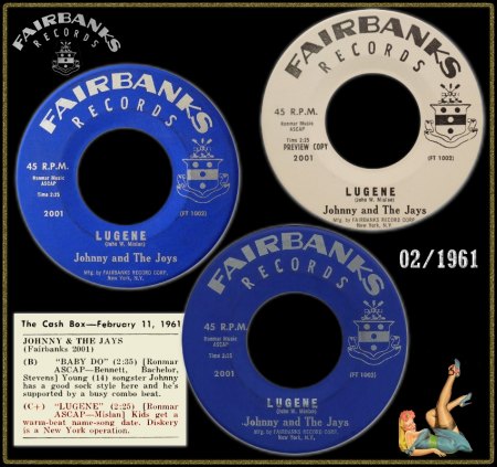 JOHNNY AND THE JAYS - LUGENE