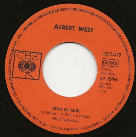 ALBERT WEST