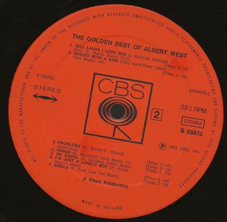 ALBERT WEST