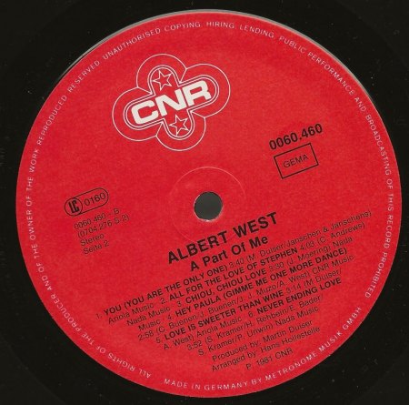 ALBERT WEST